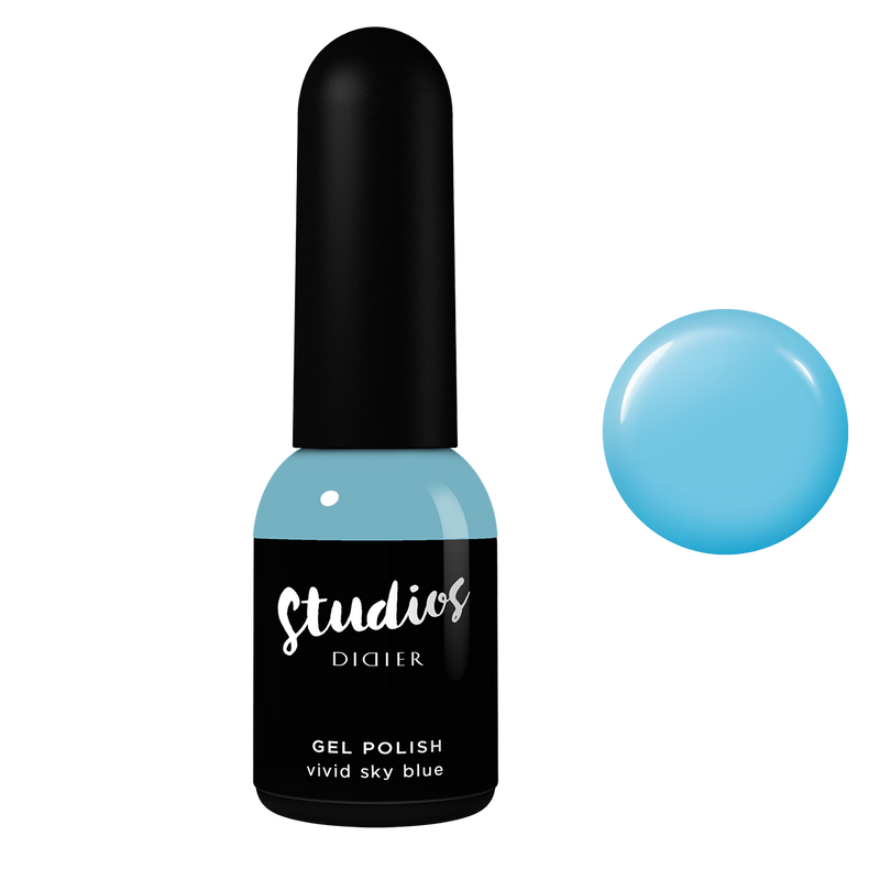 Τζελ βερνίκι νυχιών "Studios Didier", Vivid sky blue, 8ml